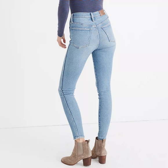 MADEWELL NWT 10" High Rise Skinny Jeans Size 28 - Picture 4 of 11